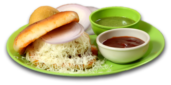 Vada pav (cheese)(1pcs)